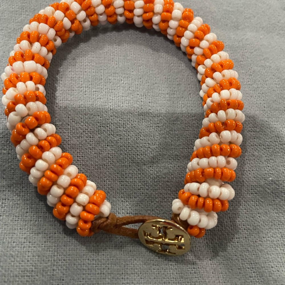 Beaded Tory Burch bracelet